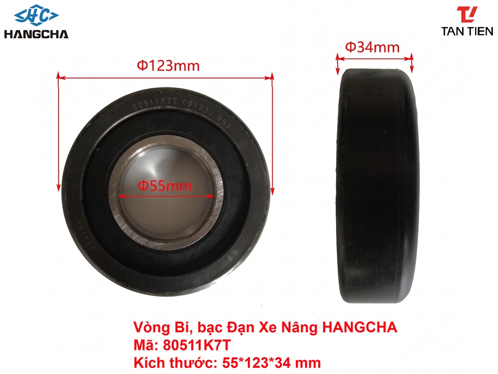 Vòng Bi Xe Nâng HANGCHA 80511K7T